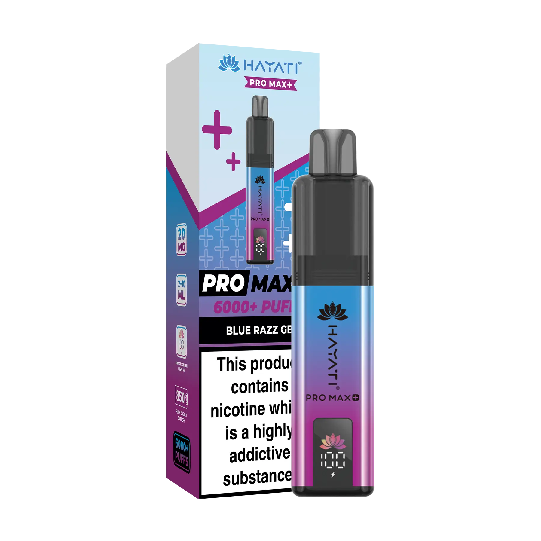 Hayati Pro Max+ 6000 Prefilled Vape Kit - Blue Razz GB