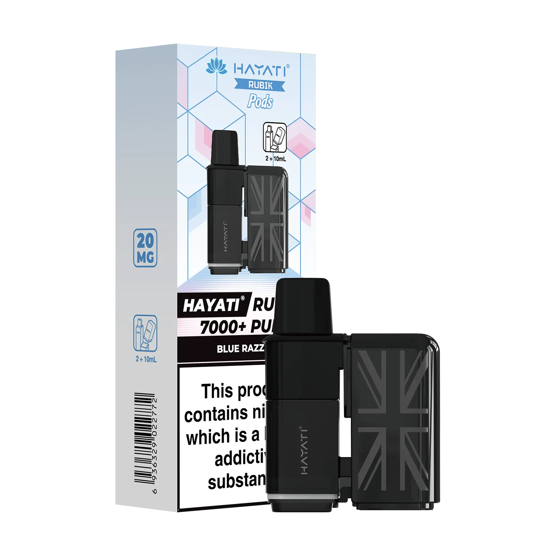 Hayati Rubik Replacement Pods - Blue Razz GB