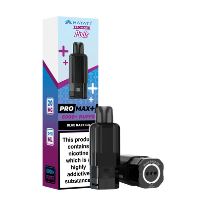 Hayati Pro Max+ 6000 Replacement Pods - Blue Razz GB