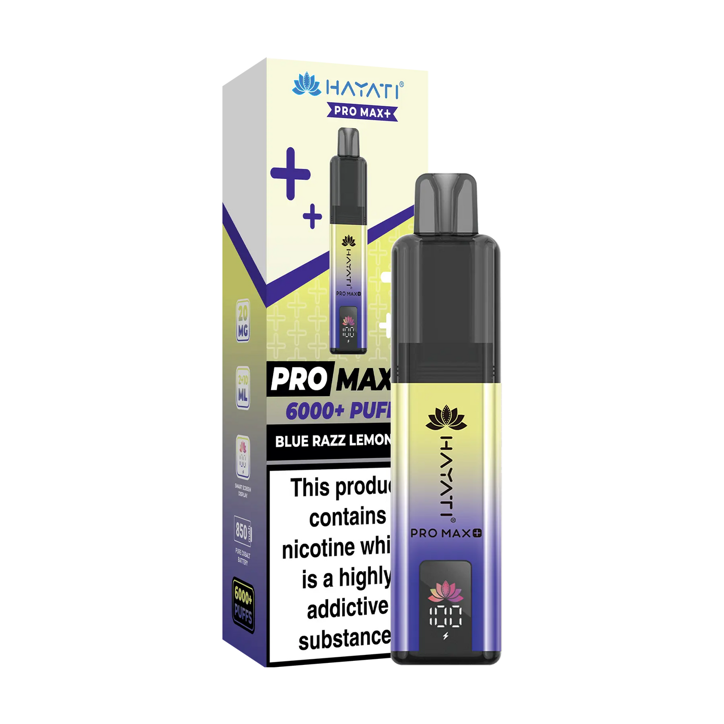 Hayati Pro Max+ 6000 Replacement Pods - Blue Razz Lemonade