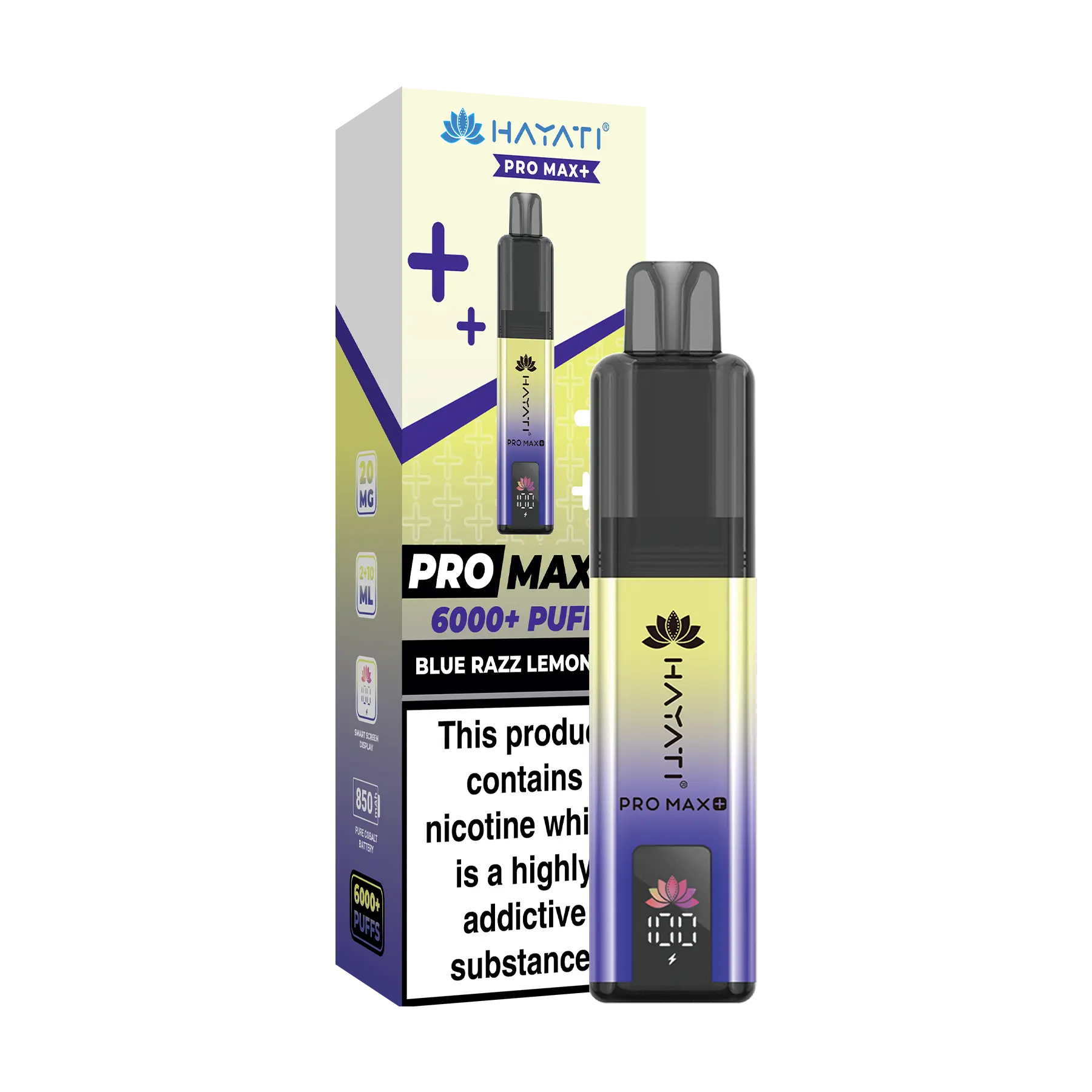 Hayati Pro Max+ 6000 Replacement Pods - Blue Razz Lemonade