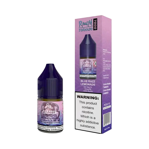 R&M 10ml Nicotine Salt - Blue Razz Lemonade
