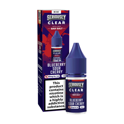 Doozy Seriously Clear 10ml Nicotine Salt - Blueberry Sour Cherry