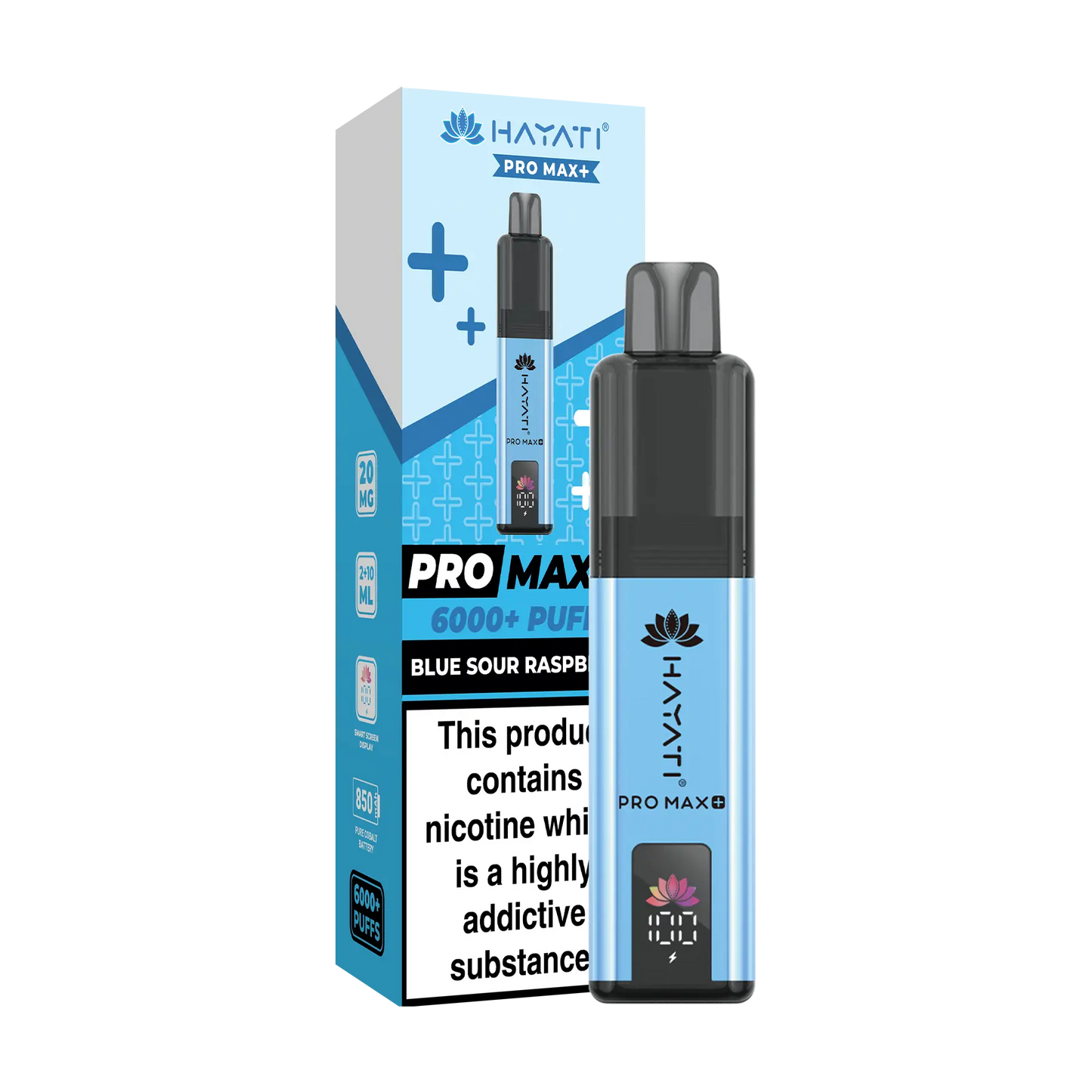 Hayati Pro Max+ 6000 Prefilled Vape Kit - Blue Sour Raspberry