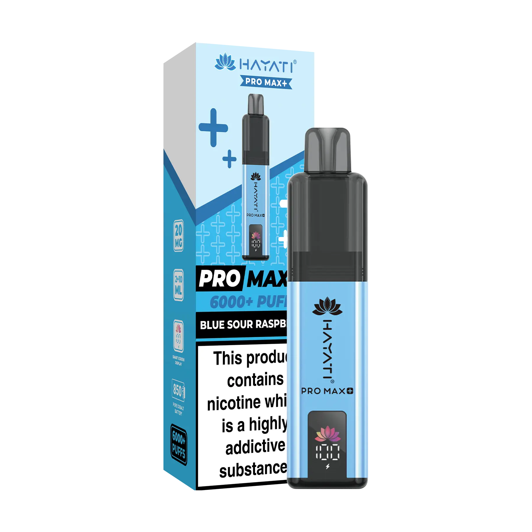 Hayati Pro Max+ 6000 Prefilled Vape Kit - Blue Sour Raspberry