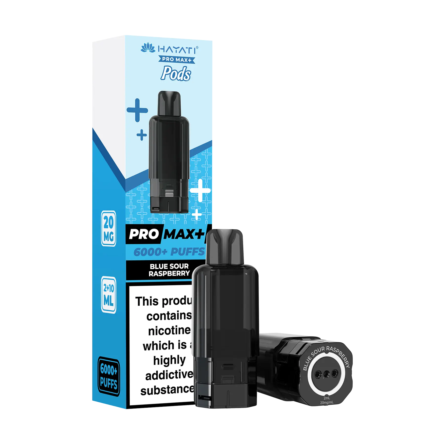 Hayati Pro Max+ 6000 Replacement Pods - Blue Sour Raspberry