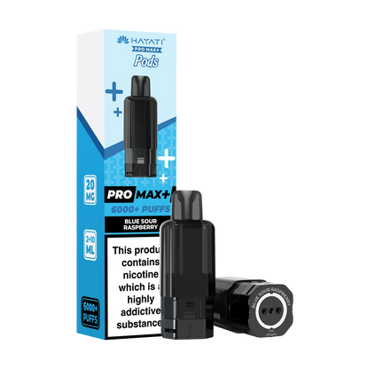 Hayati Pro Max+ 6000 Replacement Pods - Blue Sour Raspberry