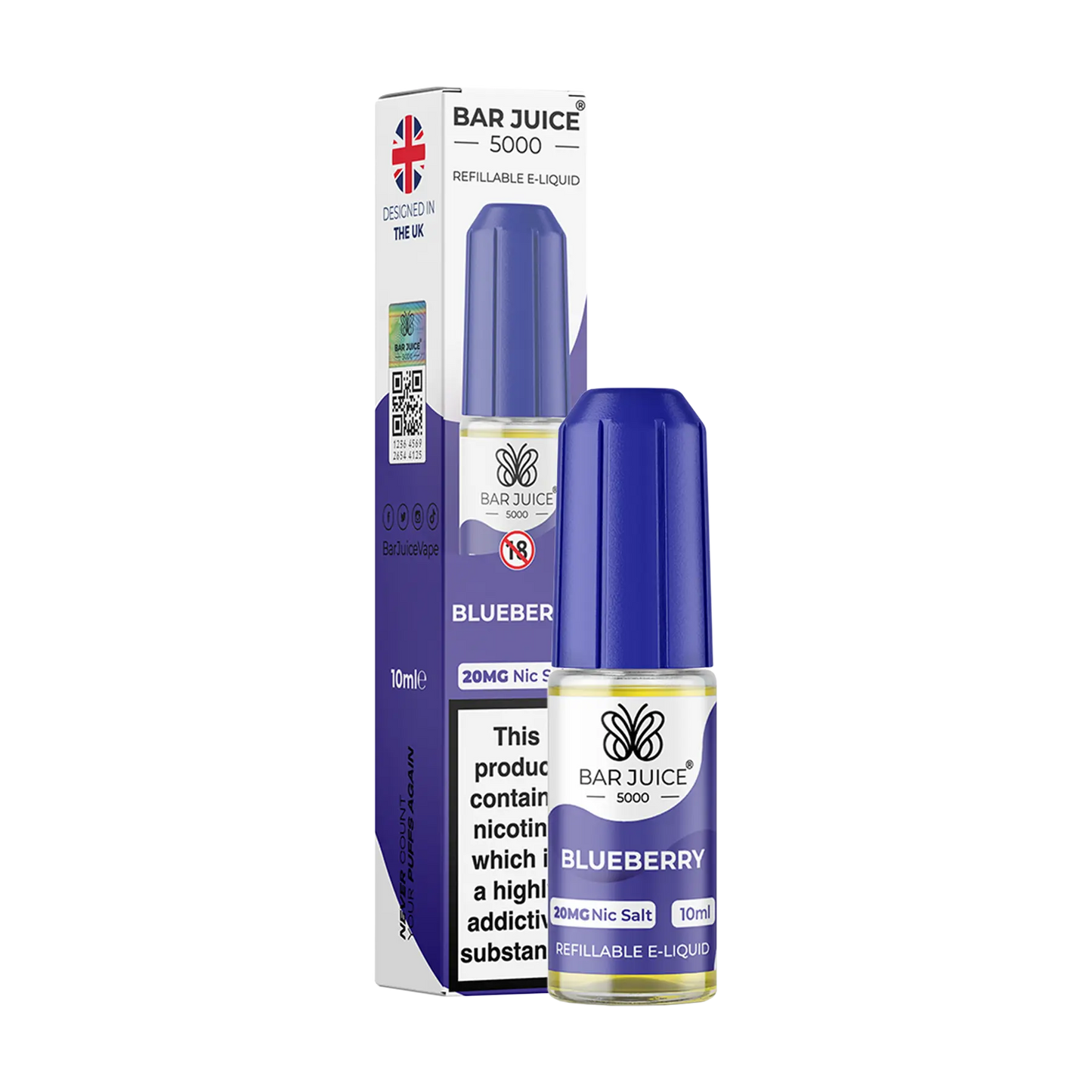 Bar Juice 5000 10ml E Liquid Nicotine Salt