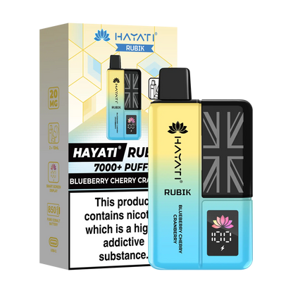 Hayati Rubik Prefilled Vape Kit - Blueberry Cherry Cranberry