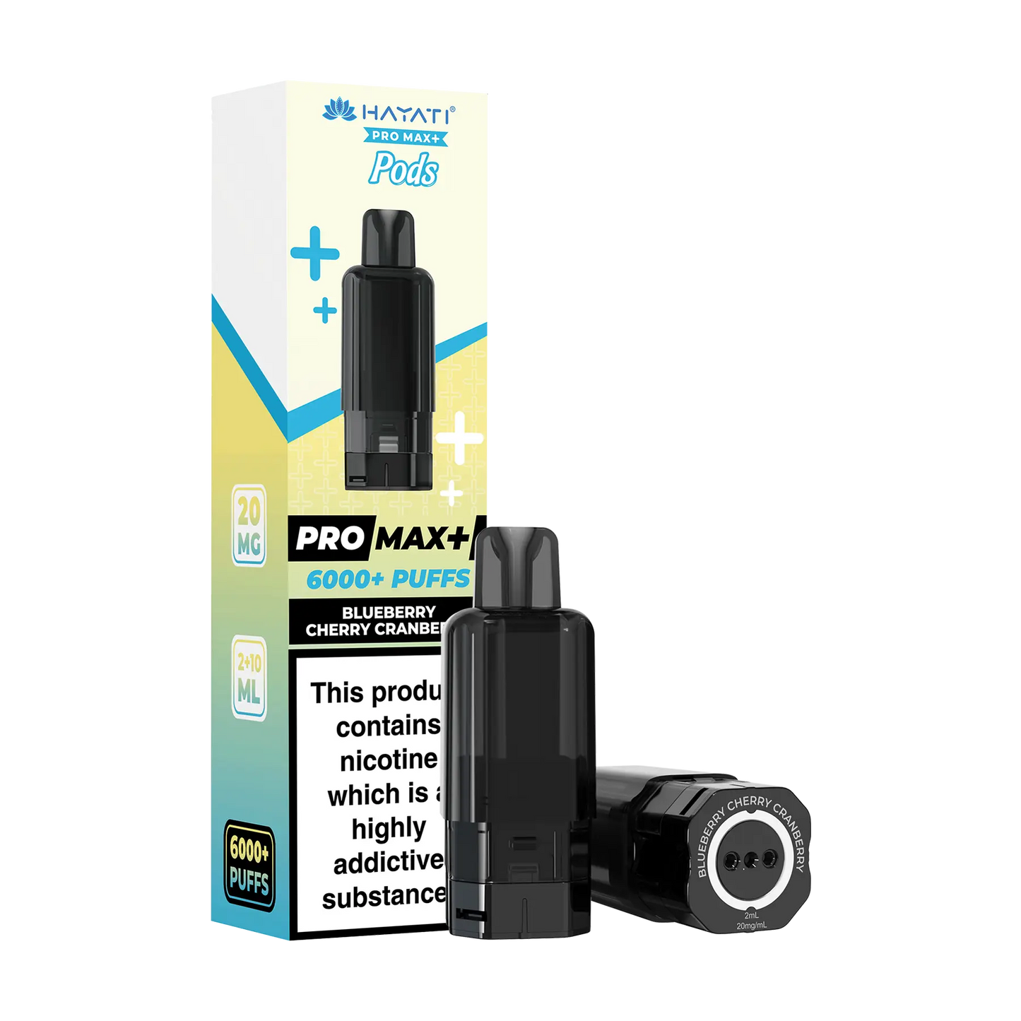 Hayati Pro Max+ 6000 Replacement Pods - Blueberry Cherry Cranberry