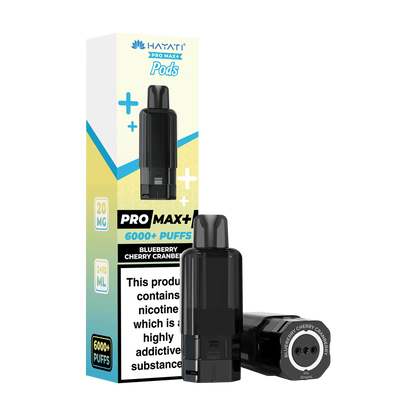 Hayati Pro Max+ 6000 Replacement Pods - Blueberry Cherry Cranberry