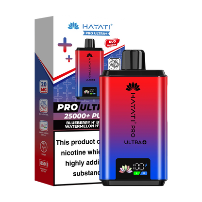 Hayati Pro Ultra 25K Prefilled Vape Kit - Blueberry H' Bubba Watermelon