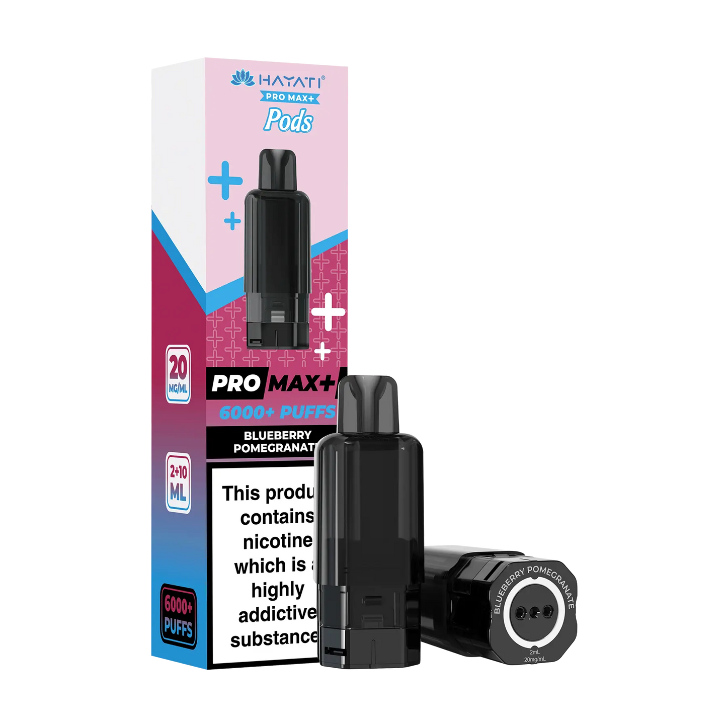 Hayati Pro Max+ 6000 Replacement Pods - Blueberry Pomegranate