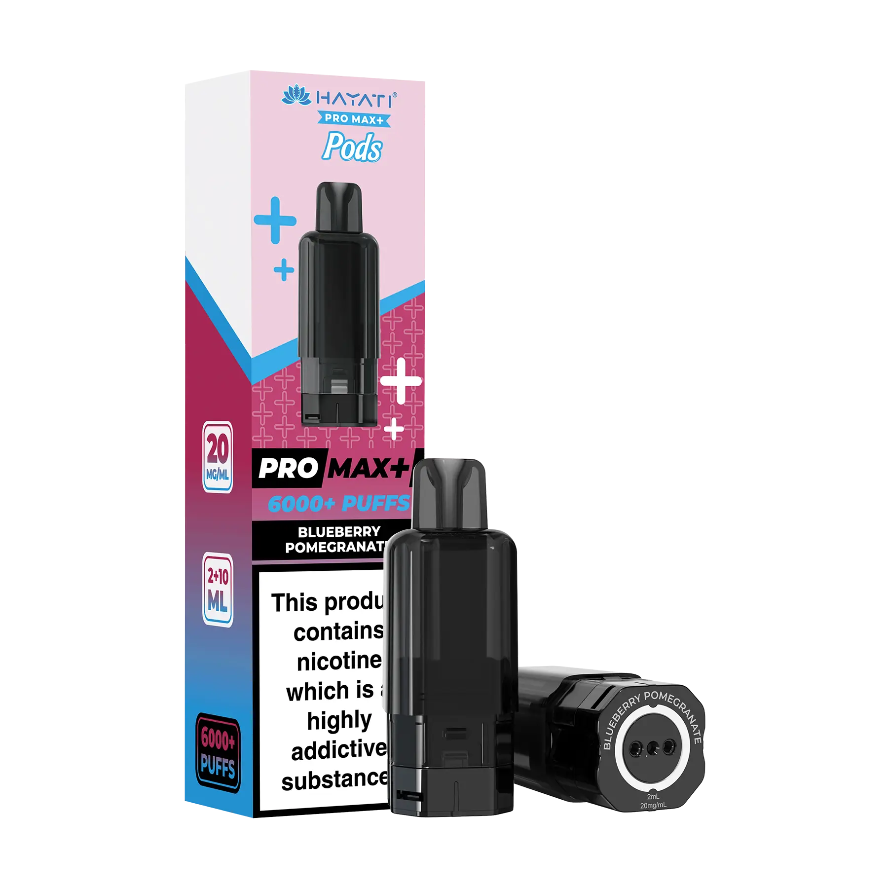 Hayati Pro Max+ 6000 Replacement Pods - Blueberry Pomegranate