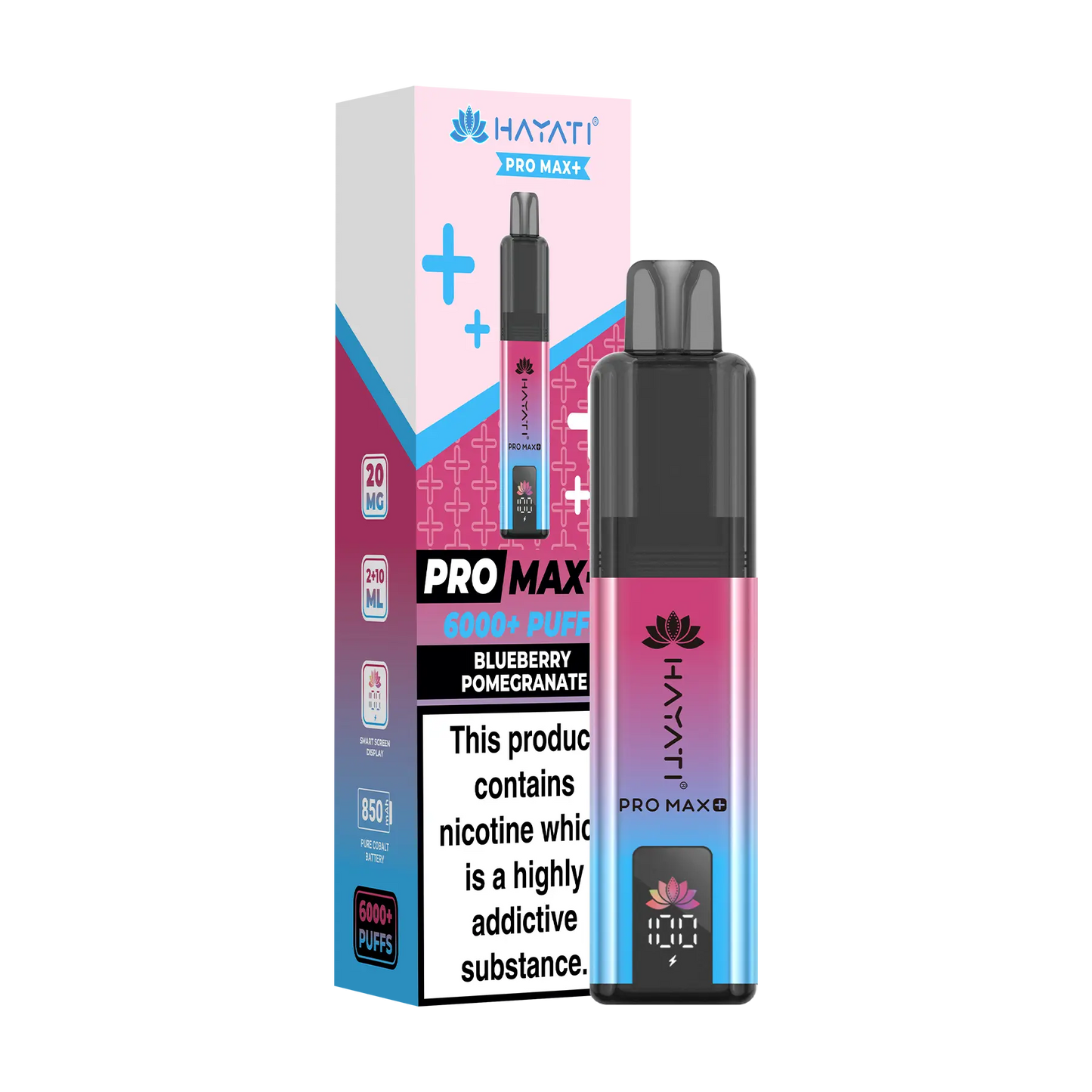 Hayati Pro Max+ 6000 Prefilled Vape Kit - Blueberry Pomegranate