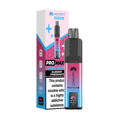 Hayati Pro Max+ 6000 Prefilled Vape Kit - Blueberry Pomegranate