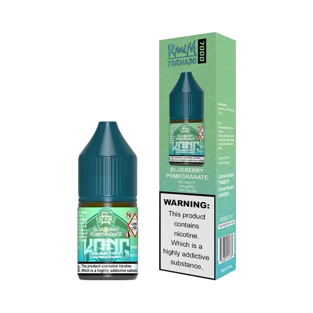 R&M 10ml Nicotine Salt - Blueberry Pomegranate