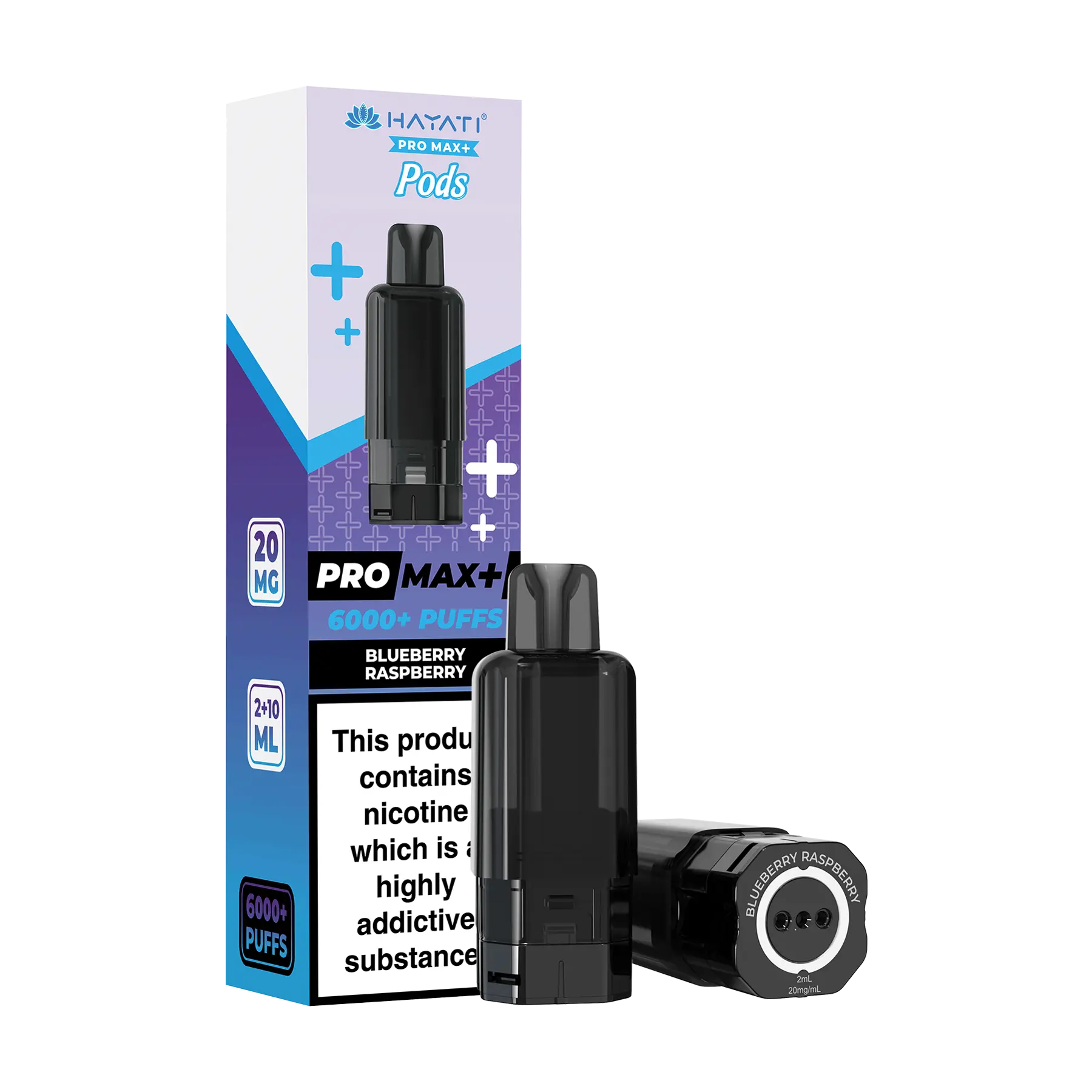 Hayati Pro Max+ 6000 Replacement Pods - Blueberry Raspberry