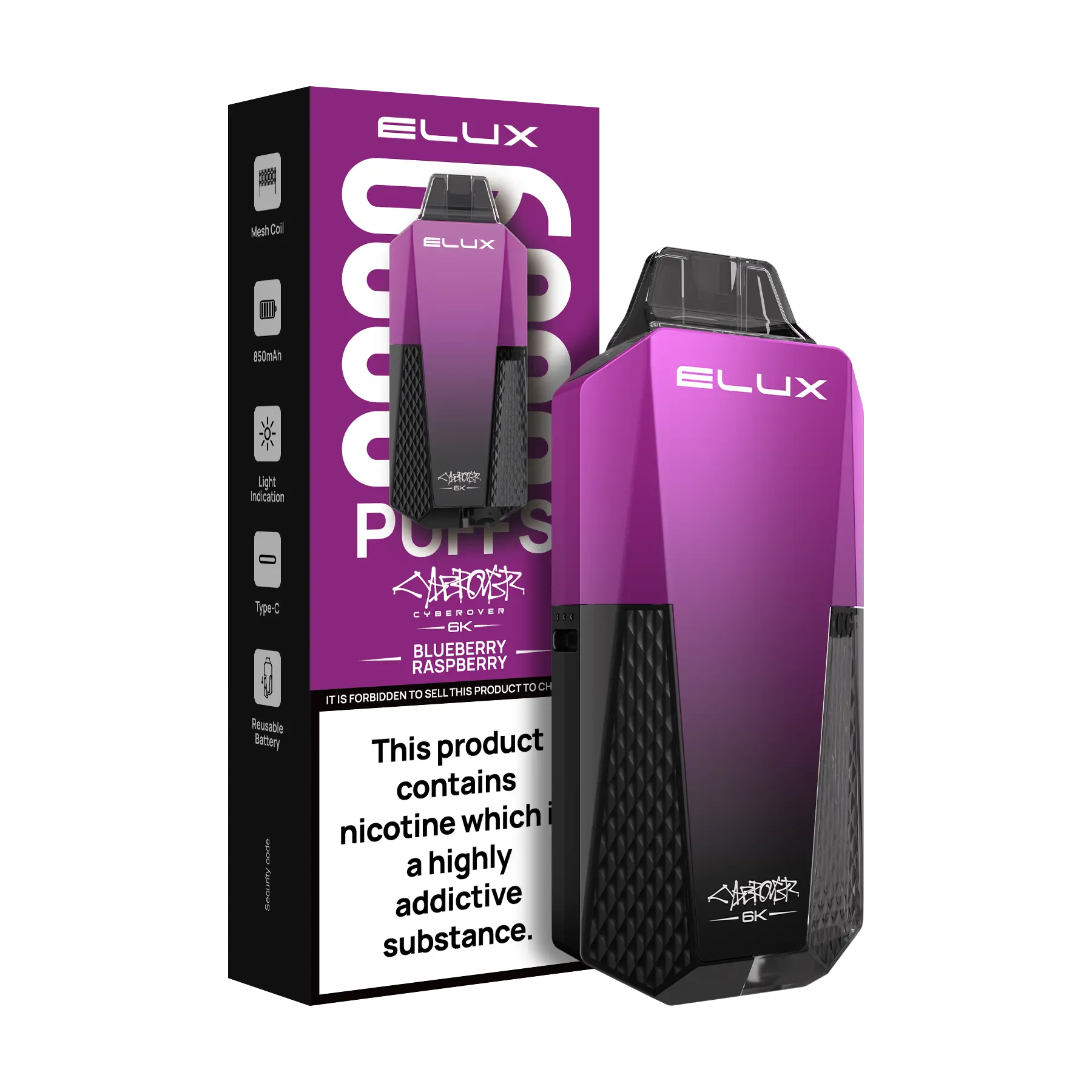 Elux Cyberover 6K Prefilled Vape Kit