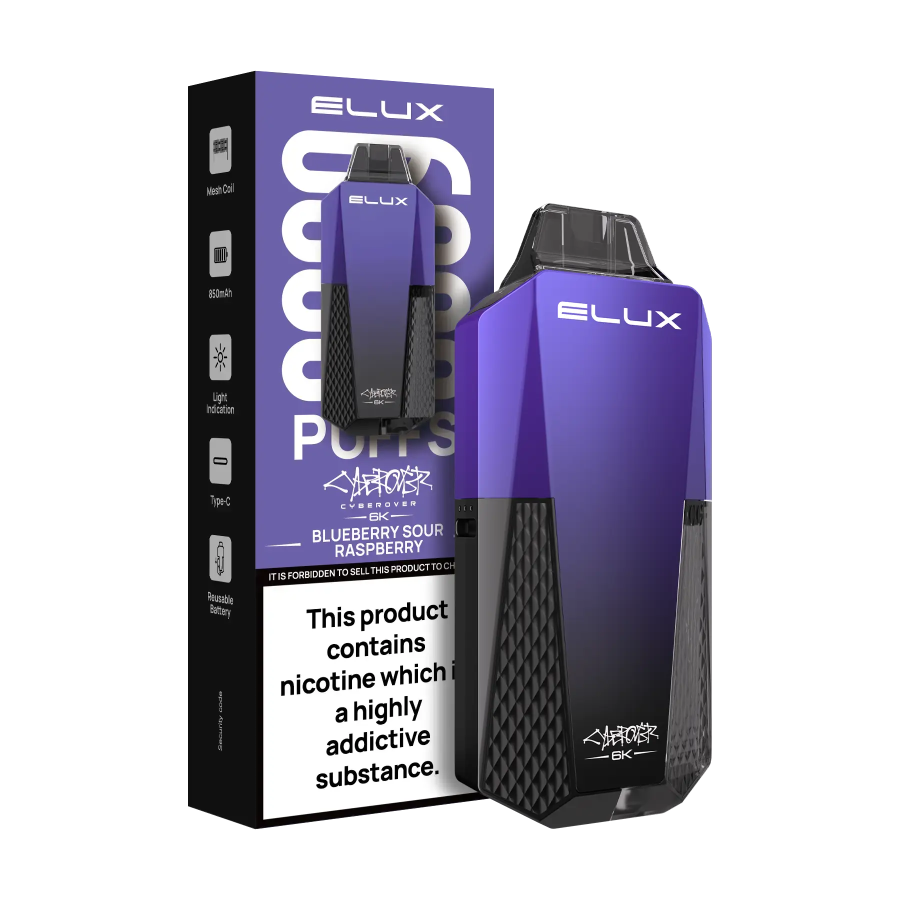 Elux Cyberover 6K Prefilled Vape Kit