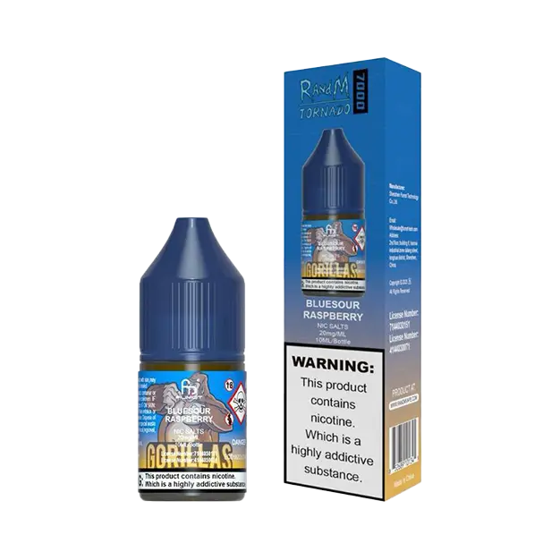R&M 10ml Nicotine Salt - Bluesour Raspberry