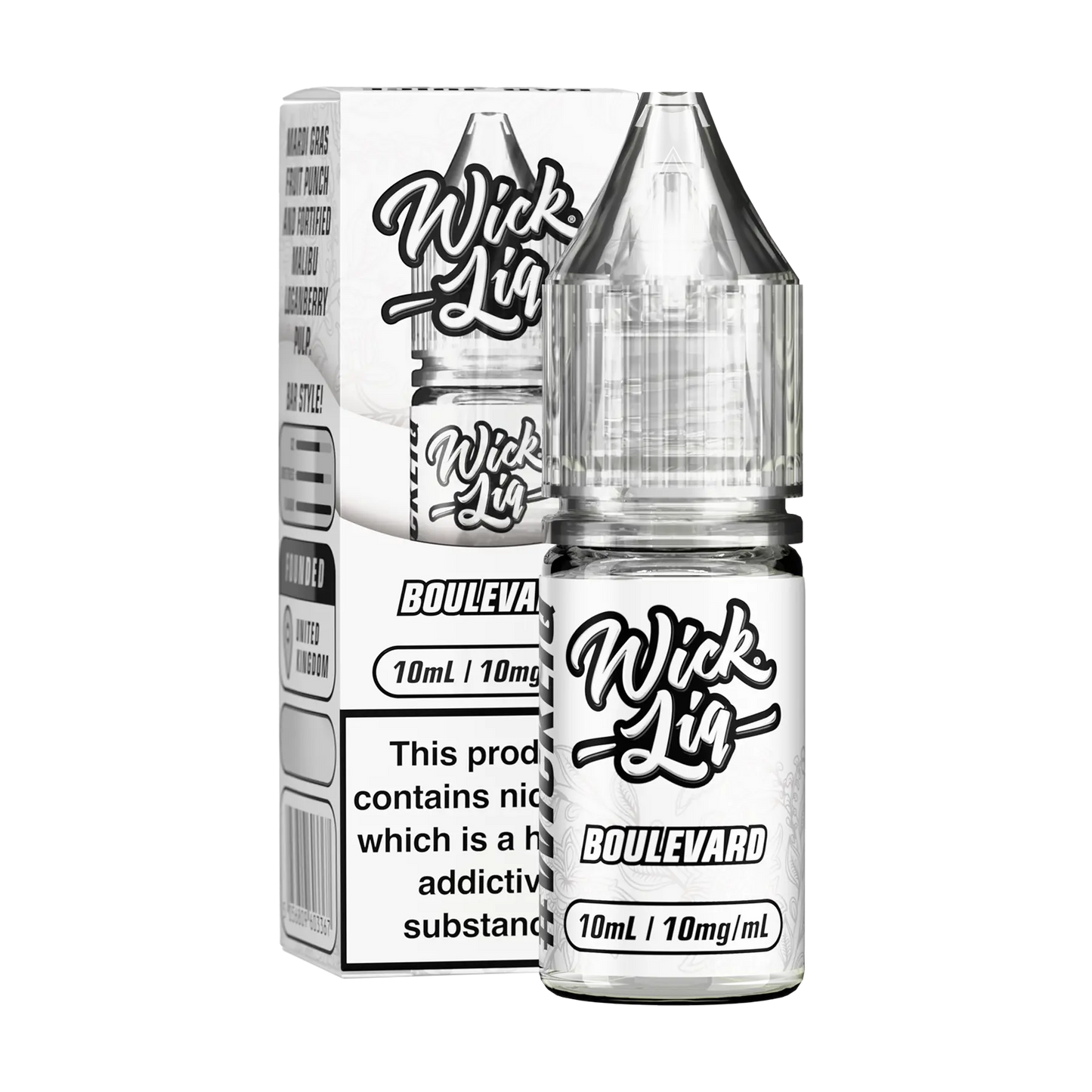 Wick Liq Bar Salts 10ml E Liquid Nicotine Salt