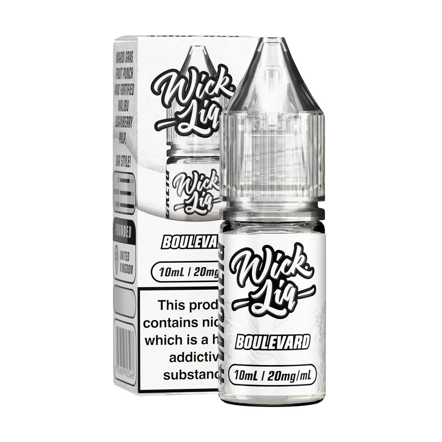 Wick Liq Bar Salts 10ml E Liquid Nicotine Salt