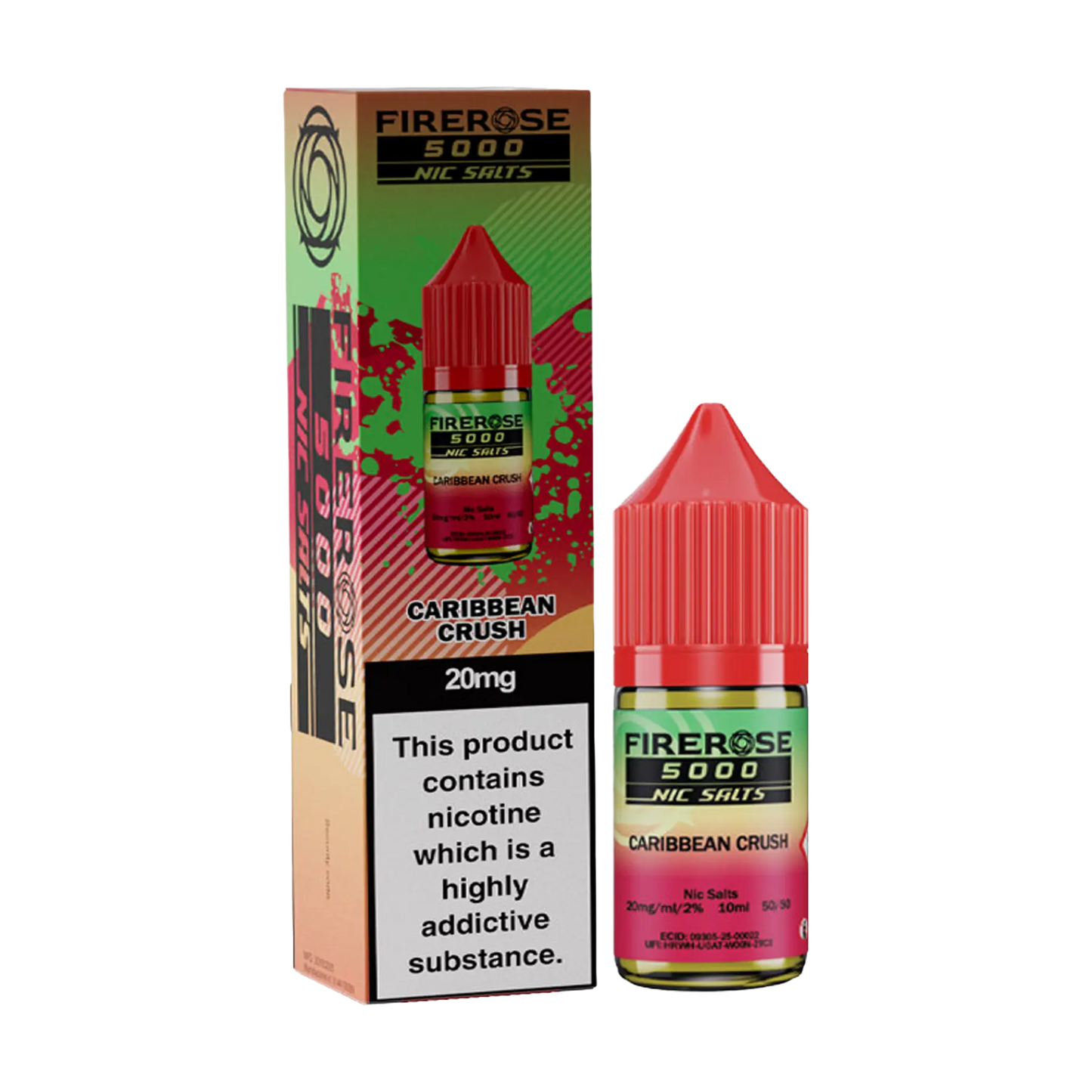 Firerose 5000 10ml Nicotine Salt - Caribbean Crush