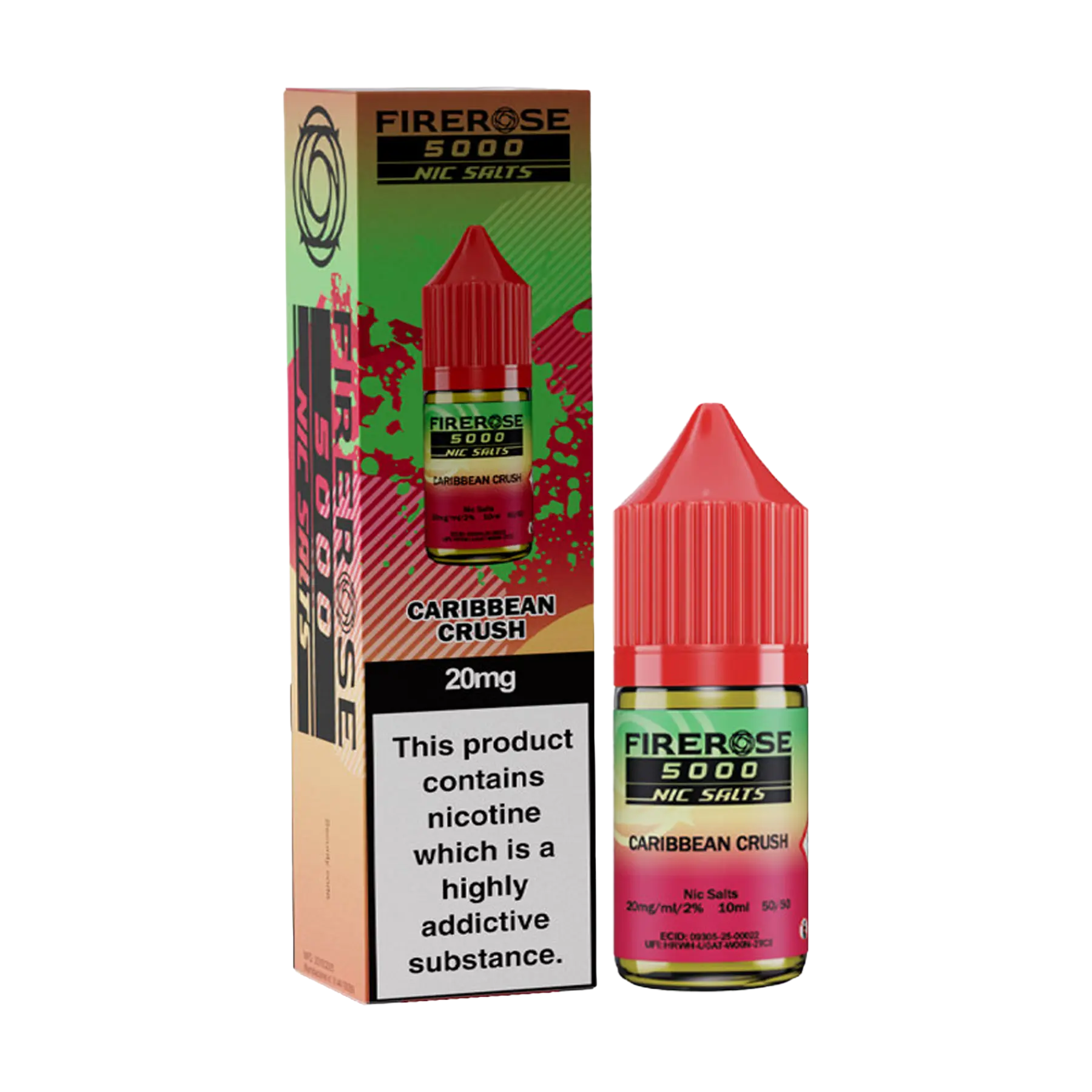 Firerose 5000 10ml Nicotine Salt - Caribbean Crush