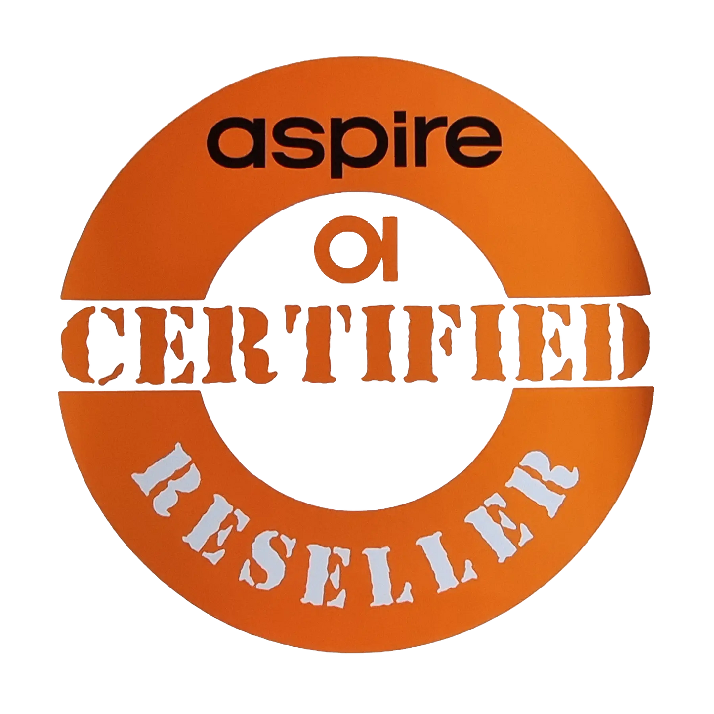 Aspire Window Stickers - Certified Reseller