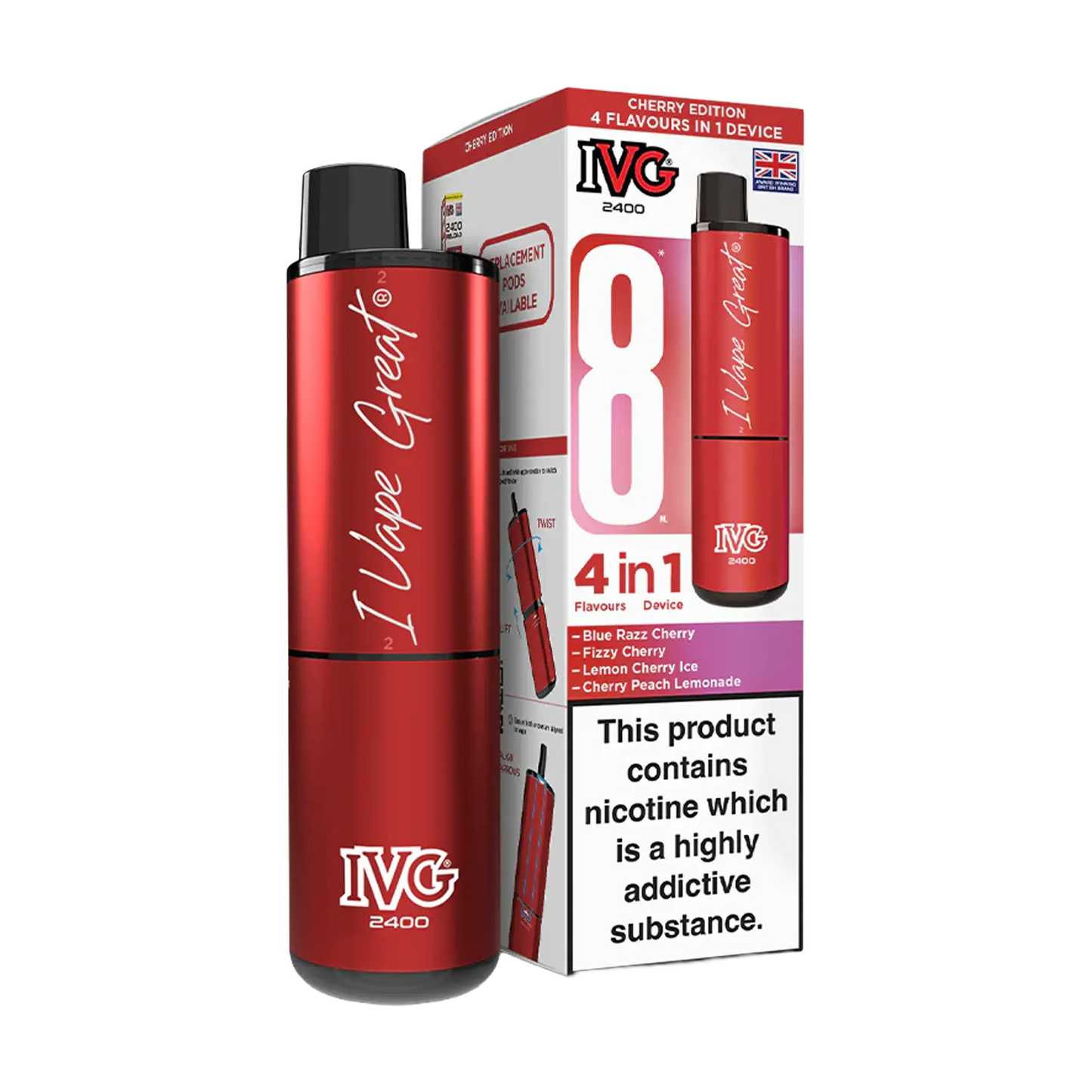 IVG 2400 Prefilled Vape Kit