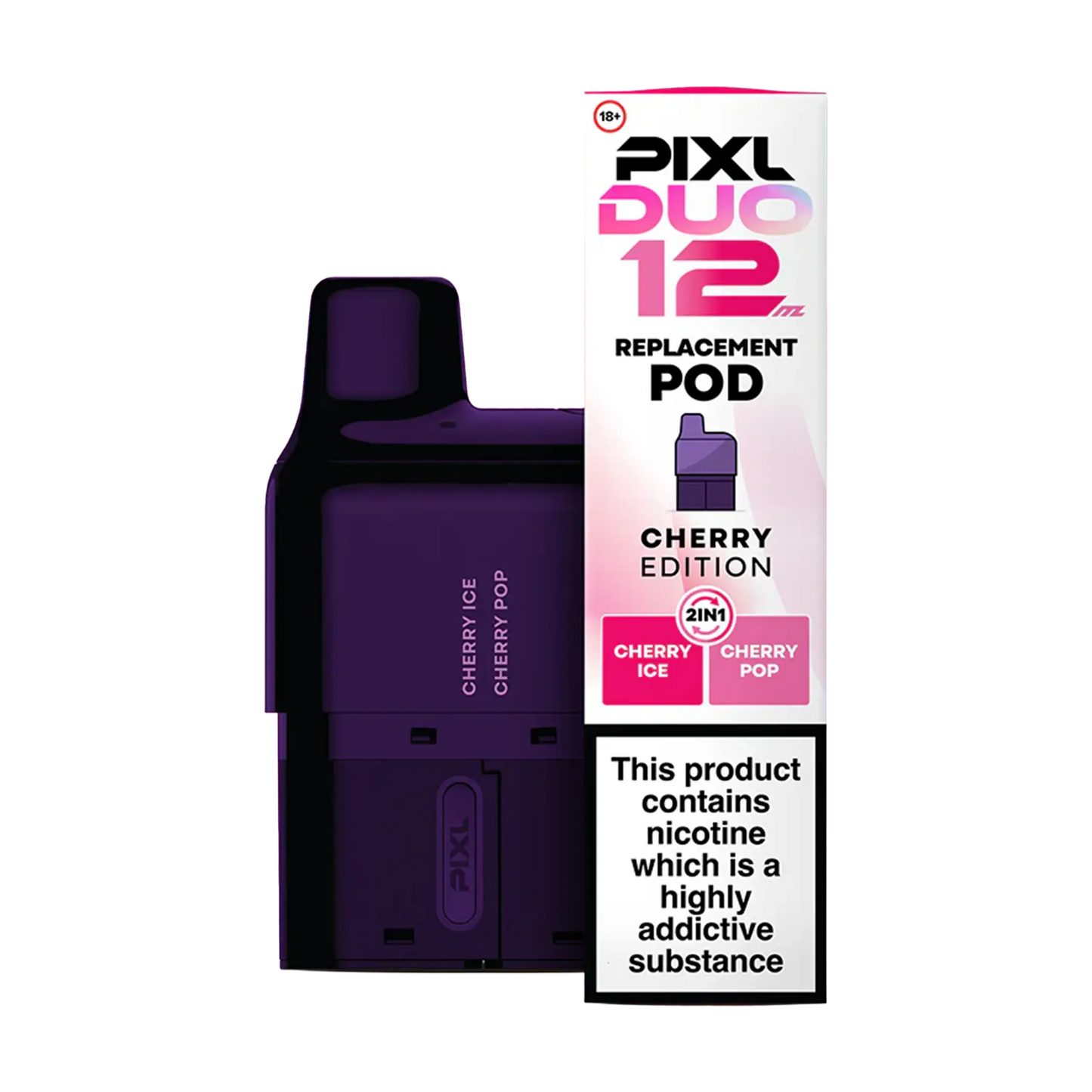 Pixl Duo 12 Replacement Pods - Cherry Edition