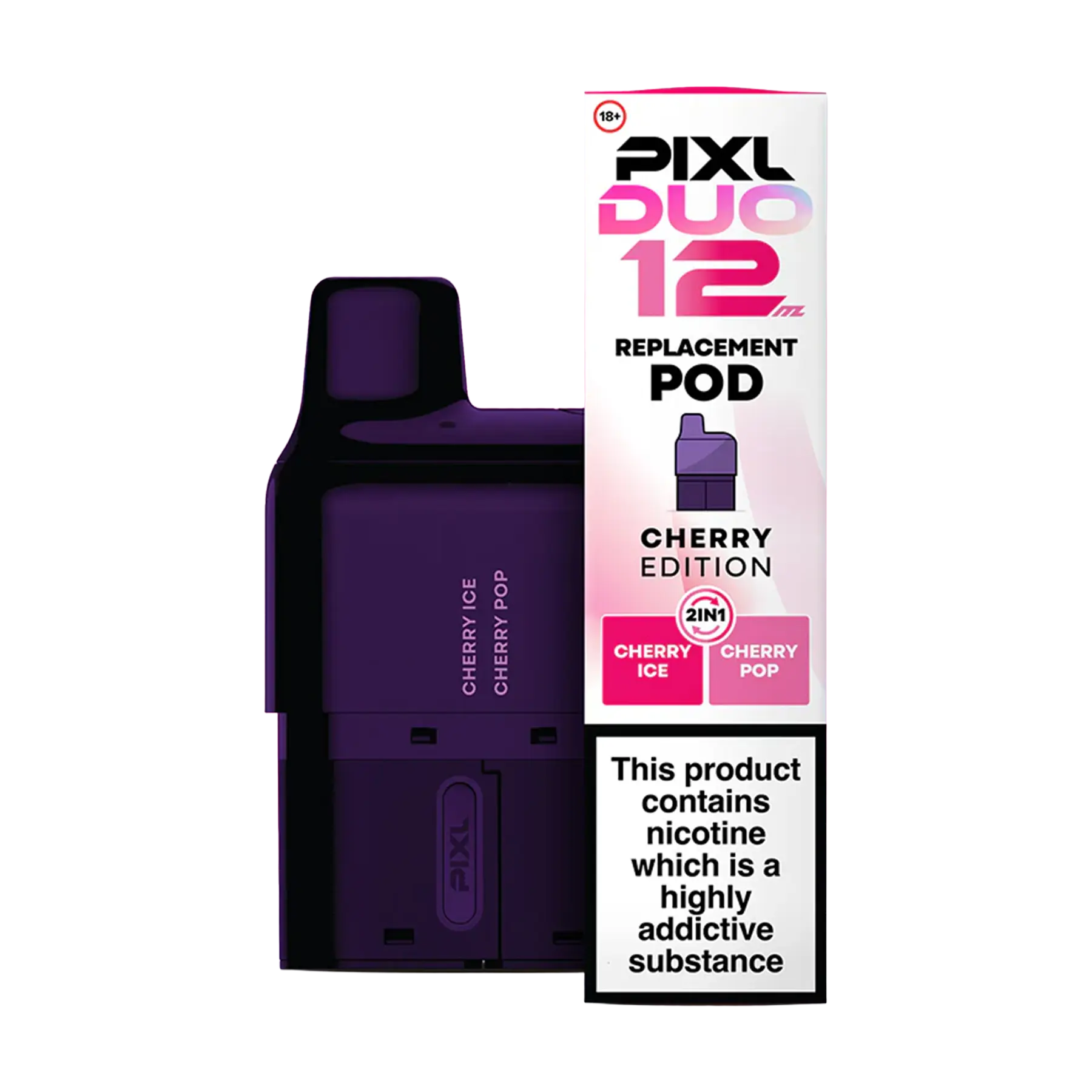Pixl Duo 12 Replacement Pods - Cherry Edition