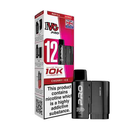 IVG Pro 12 Replacement Pods - Cherry Ice