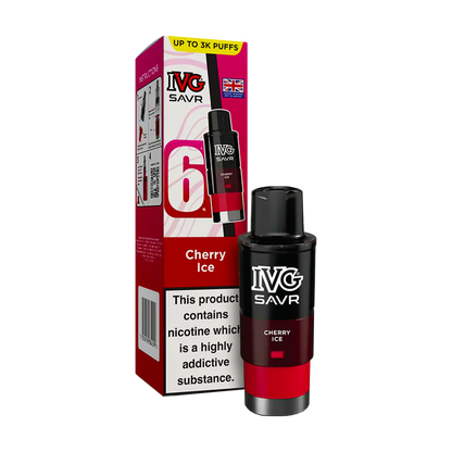 IVG Savr Replacement Pods - Cherry Ice