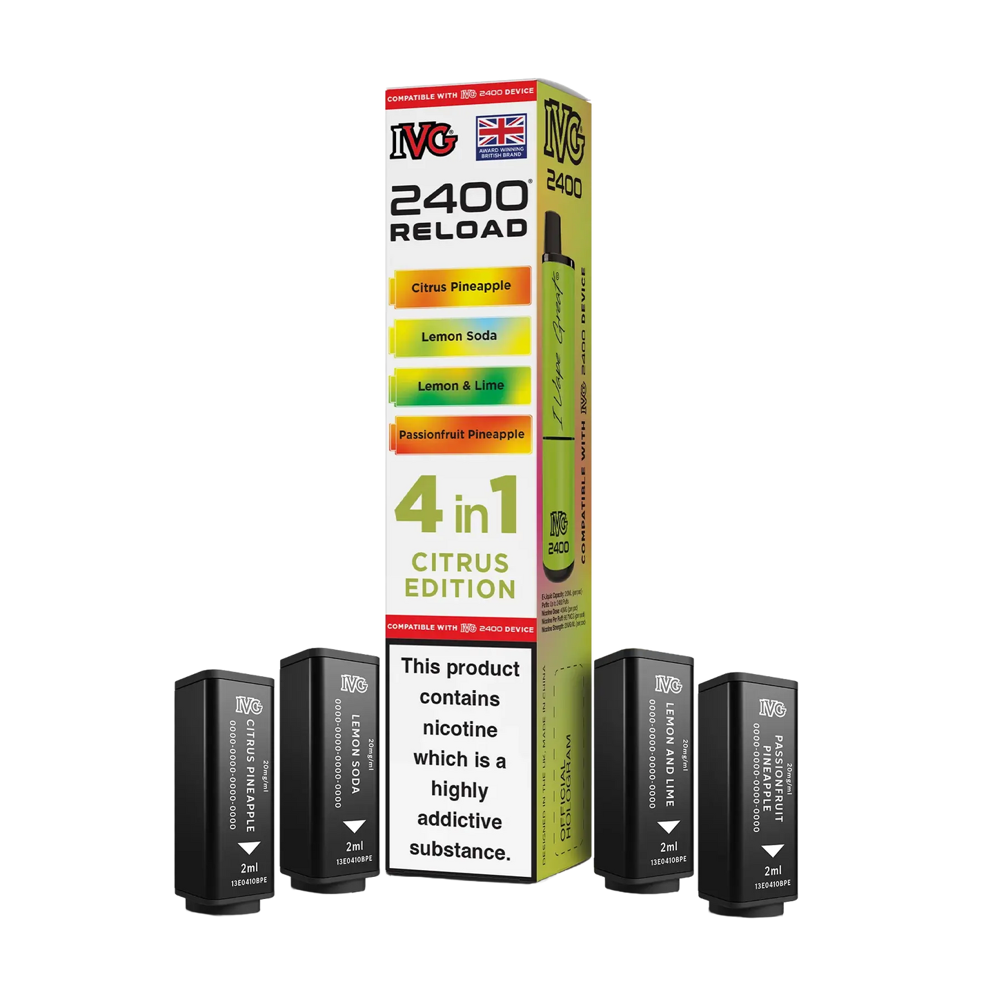 IVG 2400 Replacement Pre-Filled Pods