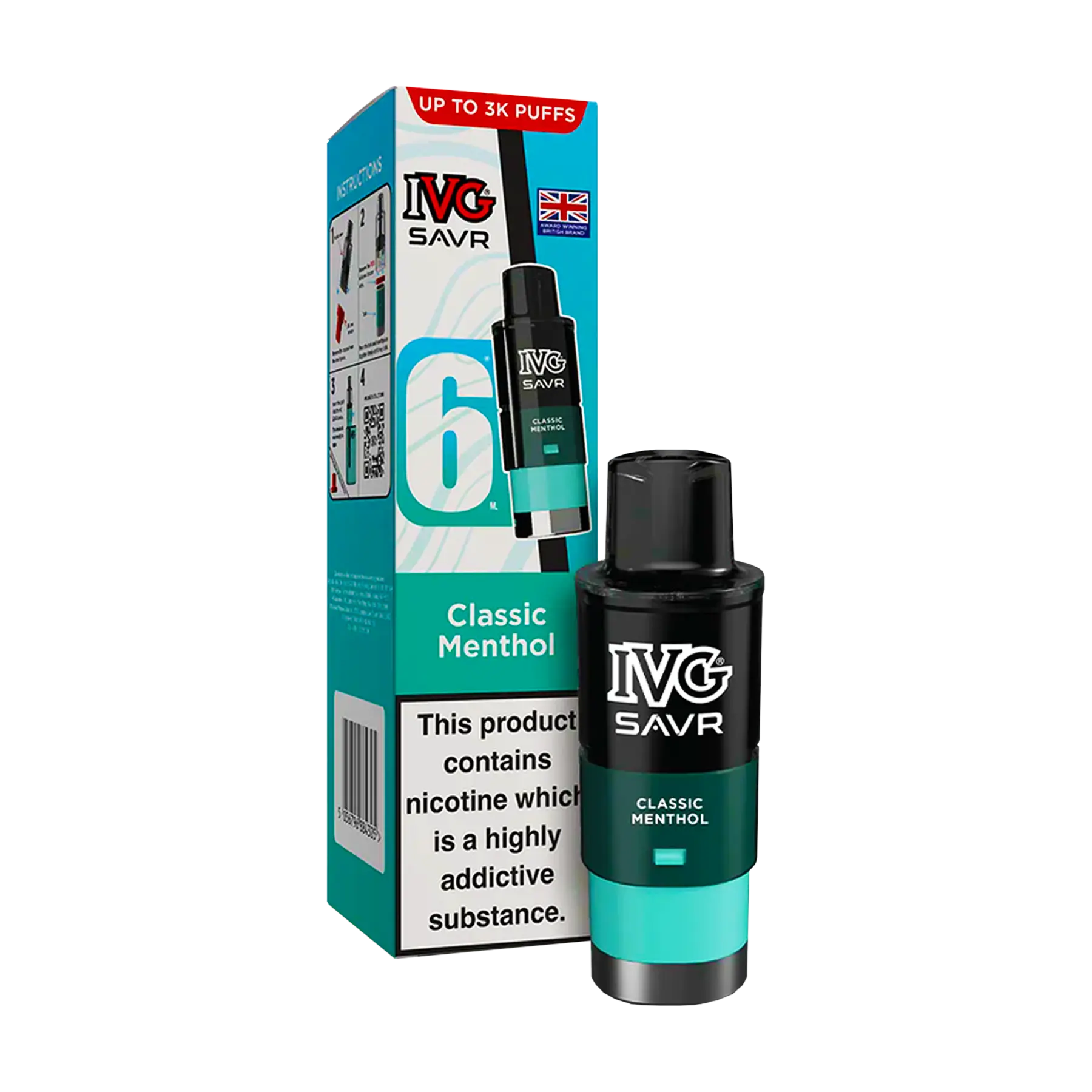 IVG Savr Replacement Pods - Classic Menthol