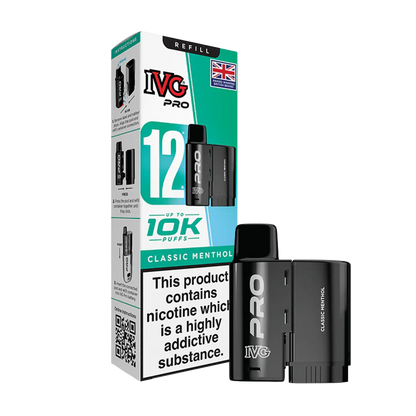 IVG Pro 12 Replacement Pods - Classic Menthol