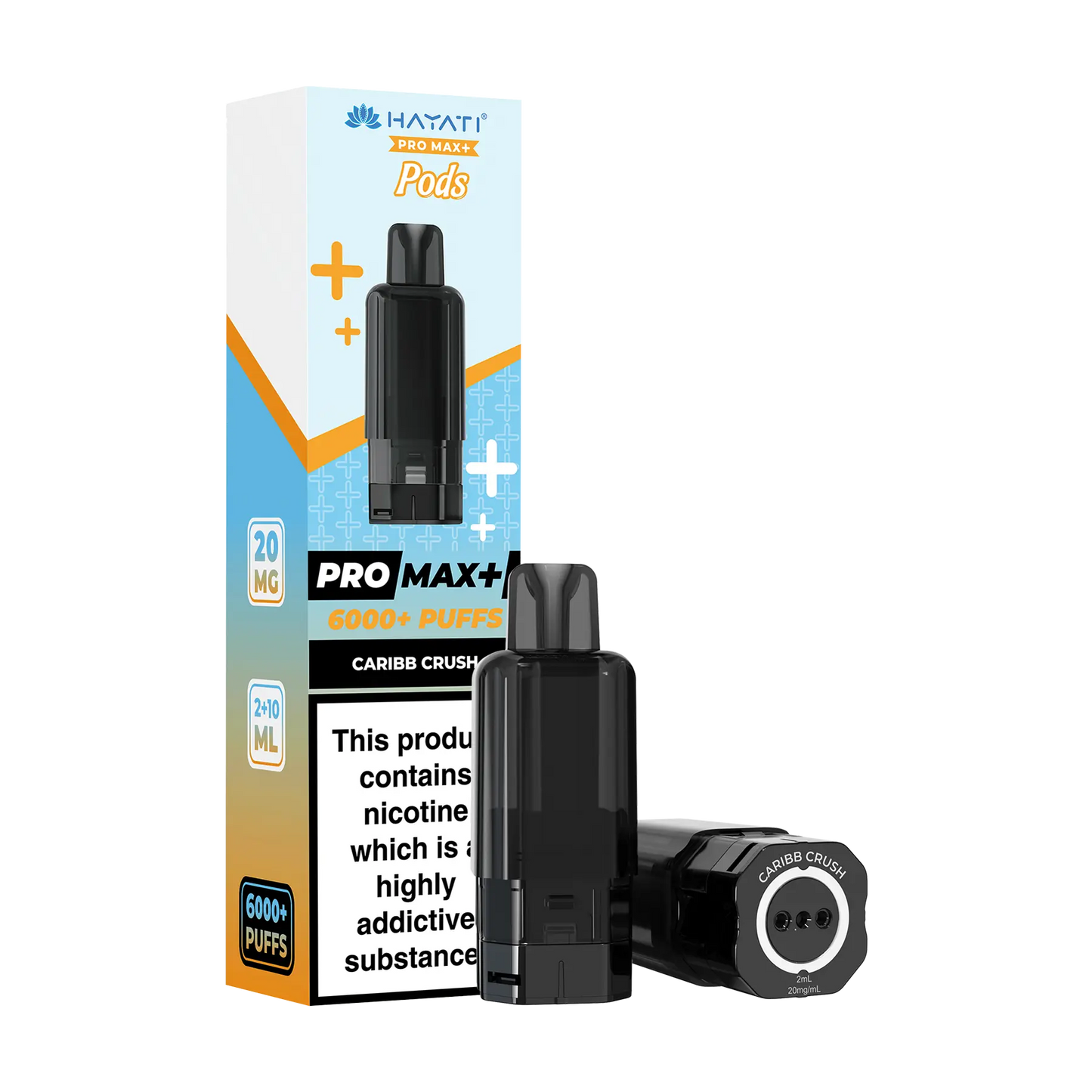 Hayati Pro Max+ 6000 Replacement Pods - Caribb Crush