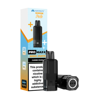 Hayati Pro Max+ 6000 Replacement Pods - Caribb Crush