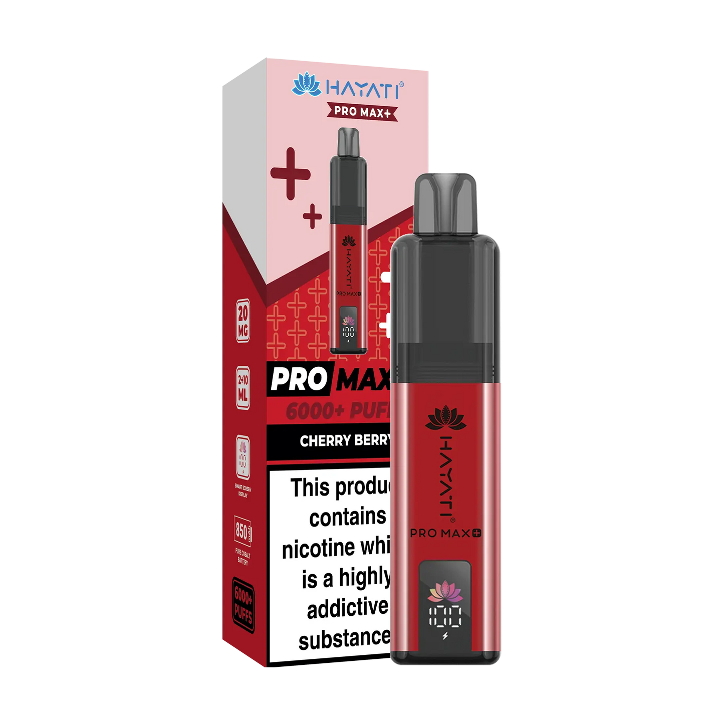 Hayati Pro Max+ 6000 Prefilled Vape Kit - Cherry Berry