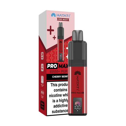 Hayati Pro Max+ 6000 Prefilled Vape Kit - Cherry Berry