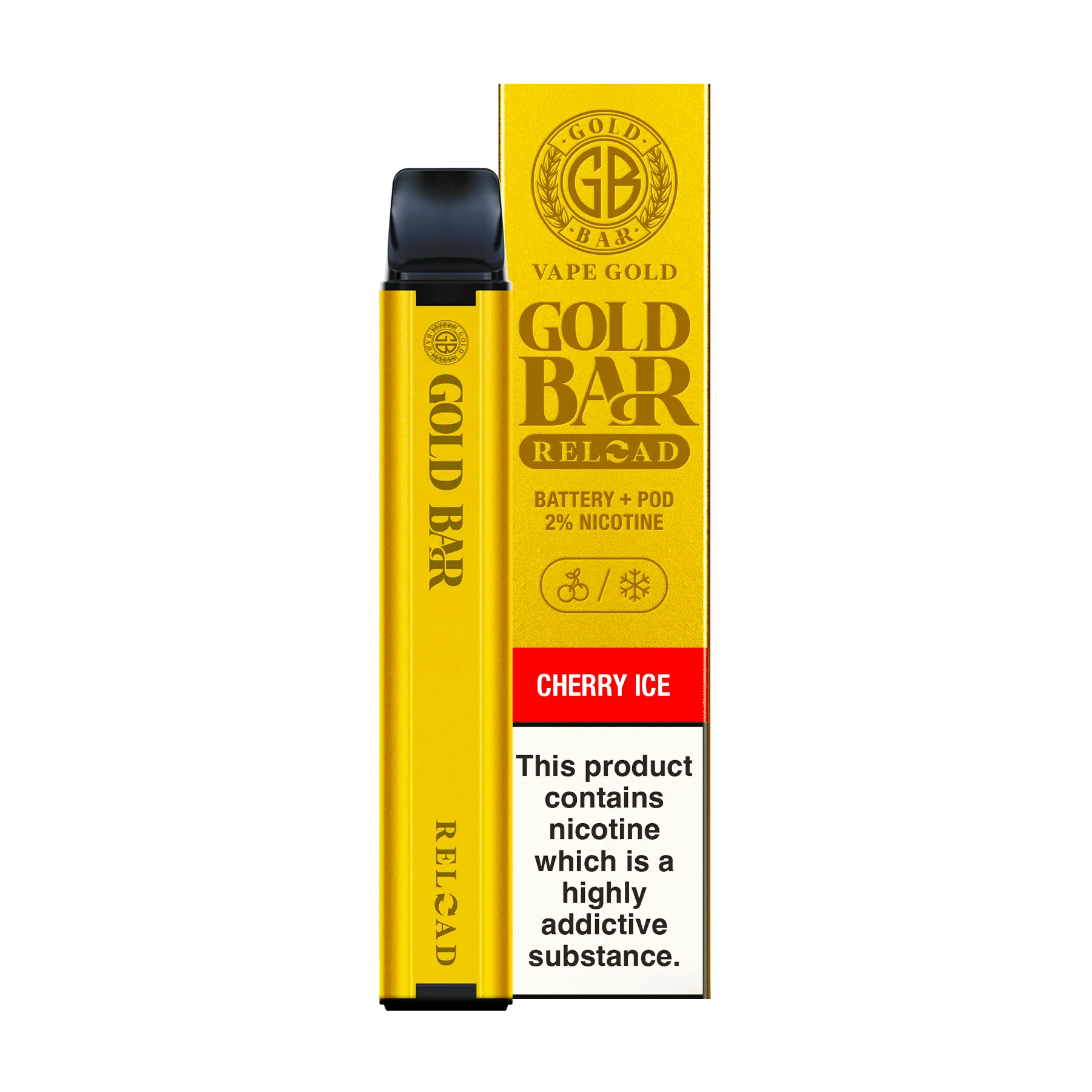 Gold Bar Reload Pod Kit - Cherry Ice