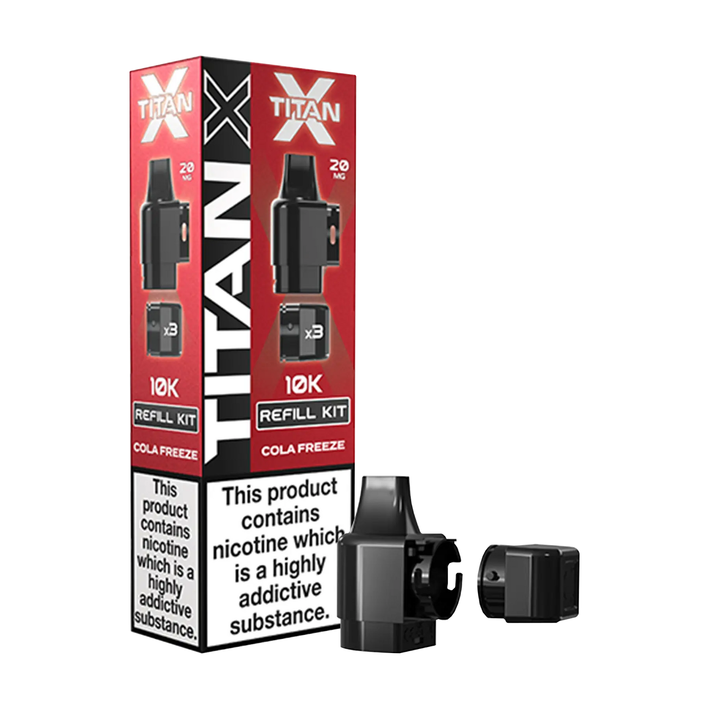 Titan X Replacement Pods - Cola Freeze