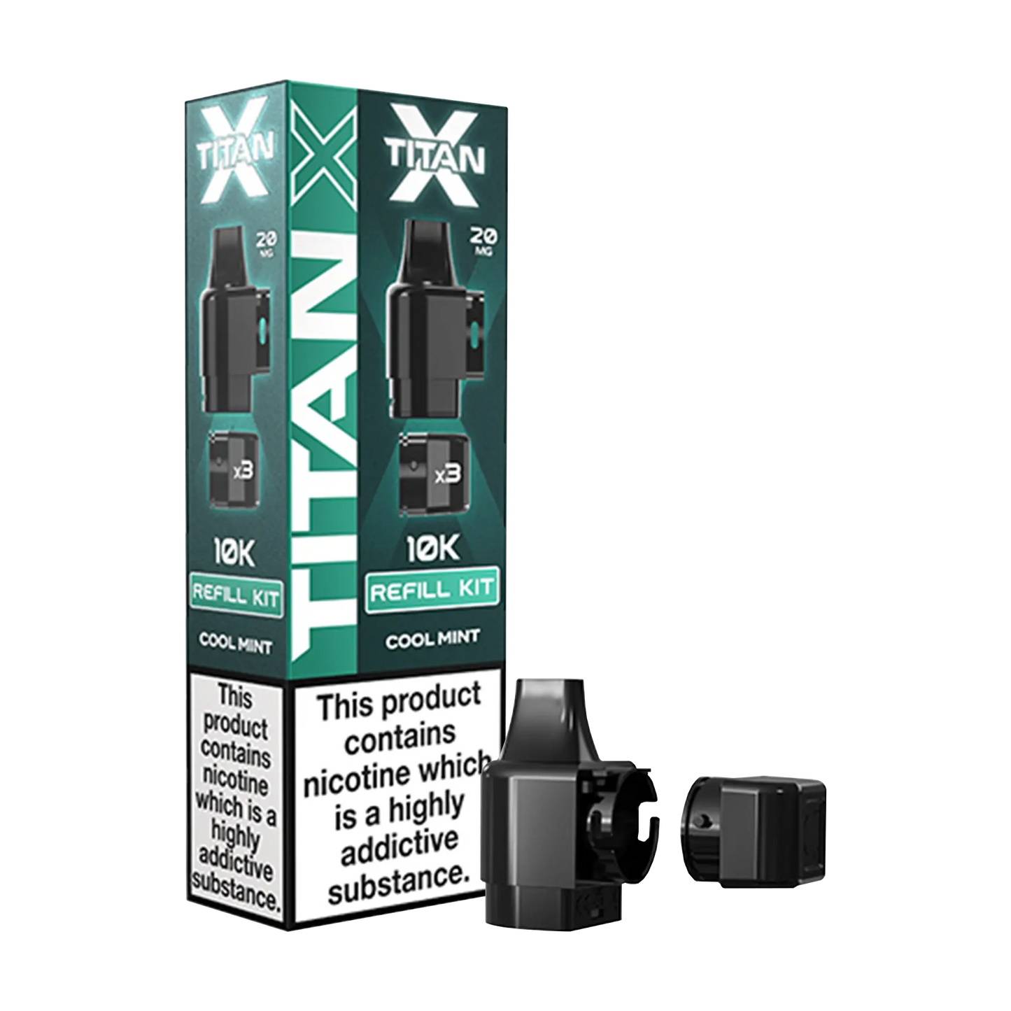 Titan X Replacement Pods - Cool Mint
