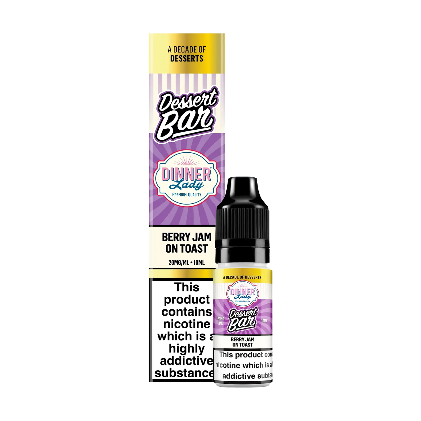 Dinner Lady Dessert Bar 10ml Nic Salt E-Liquid
