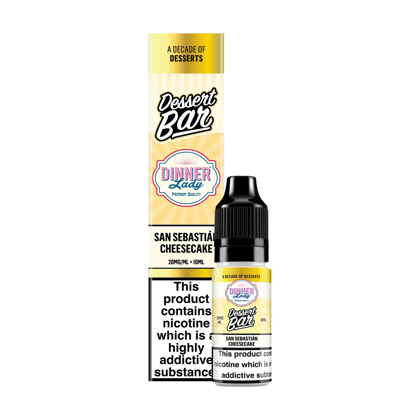 Dinner Lady Dessert Bar 10ml Nic Salt E-Liquid