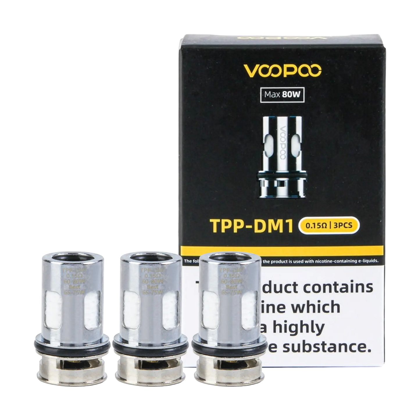 Voopoo TPP Replacement Coils - 0.15 ohm