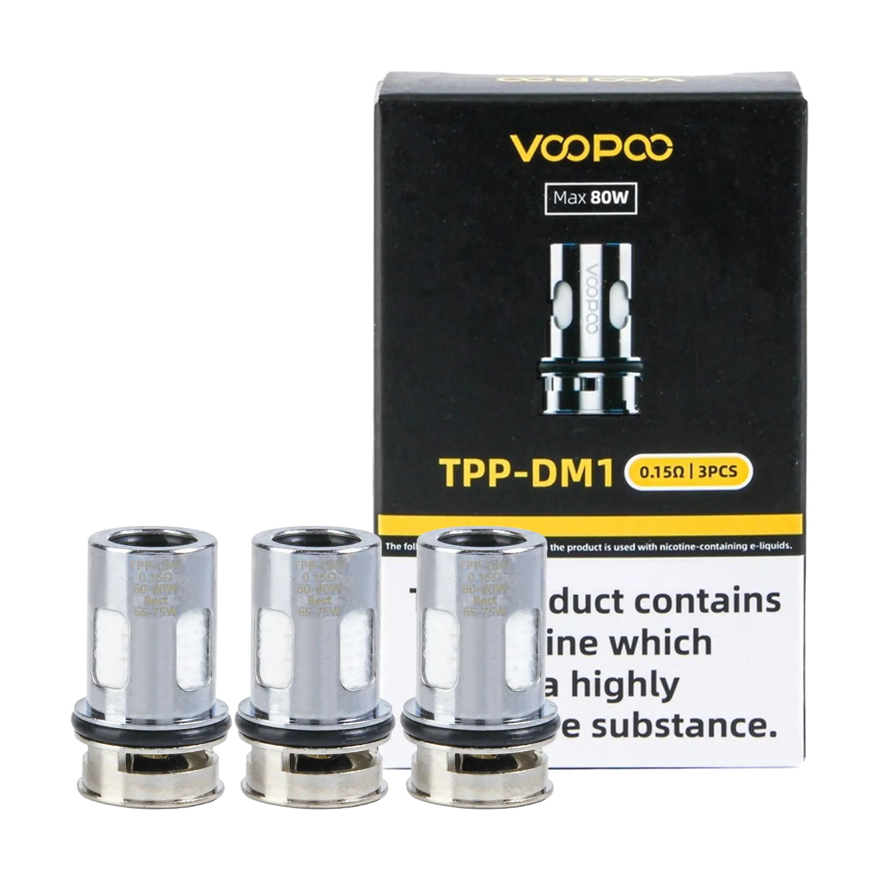 Voopoo TPP Replacement Coils - 0.15 ohm