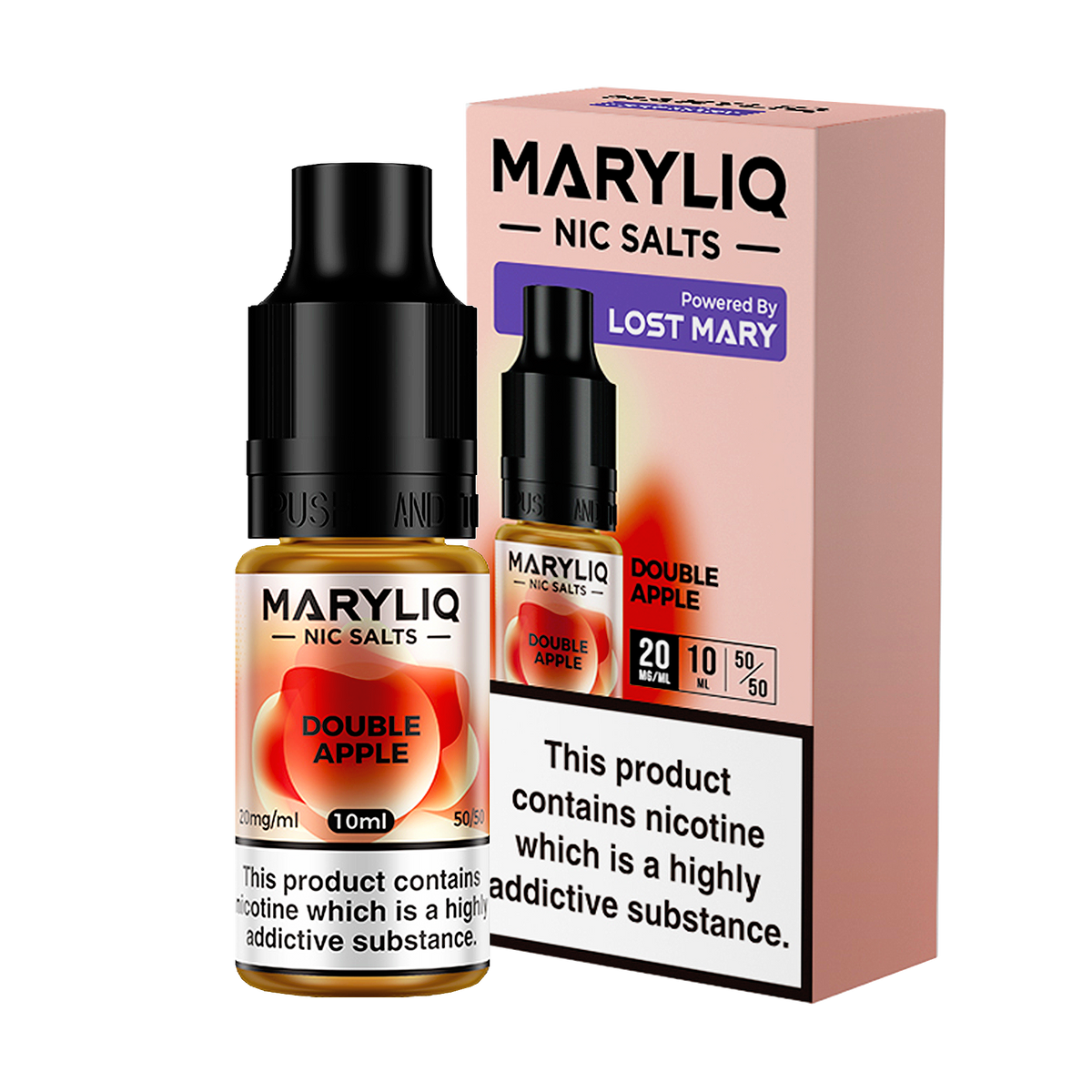 Maryliq - Double Apple 10ml E Liquid Nicotine Salt